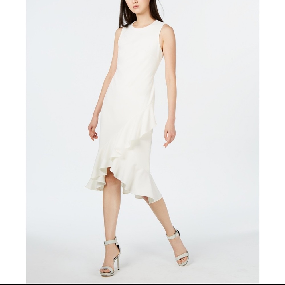 Calvin Klein white dress Sz 16